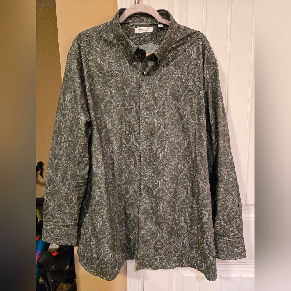 Daniel Cremieux Signature Collection Paisley Shirt sz XXL